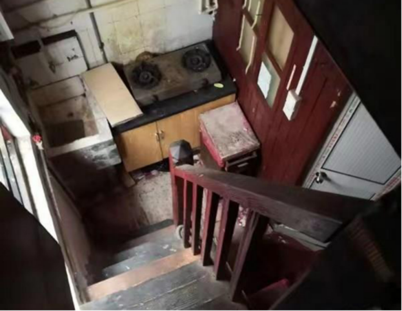 旧改前，宝兴里居民的居住场景。宝兴居民区供图